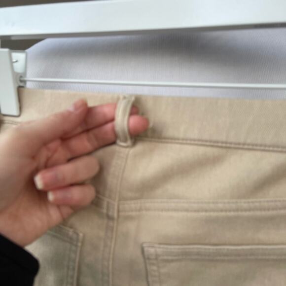 ☘️ Uniqlo Heattech Stretchy Leggings/ Jeggings in Cream/ Beige/ Eggshell C… - Picture 4 of 12